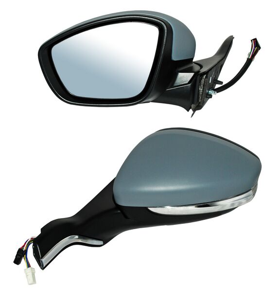 Espejo Peugeot 208 2014-2016 Electrico P/PInterior C/Direcc C/Desemp Autoabatible 9 Pines Izquierdo