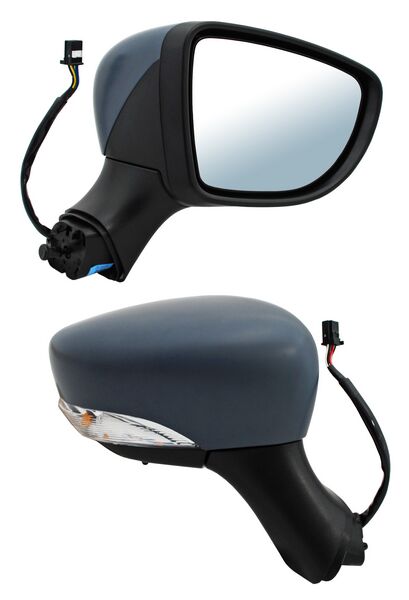 Espejo Clio Rs 2015-2017 Electrico P/PInterior C/Direcc C/Desemp Autoabatible Mtp 9 Pines derecho