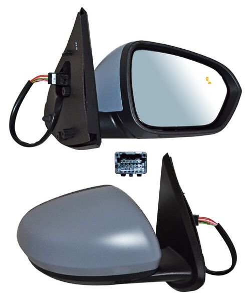 Espejo Duster 2021-2022 Electrico P/PInterior C/Desemp C/Sensor 9 Pines derecho