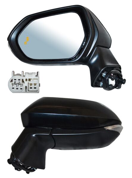 Espejo Corolla 2020-2022 Electrico P/PInterior C/Direcc C/Desemp C/Sensor Punto Ciego 7 Pines Izquierdo