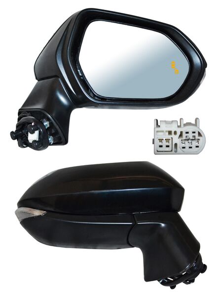 Espejo Corolla 2020-2022 Electrico P/PInterior C/Direcc C/Desemp C/Sensor Punto Ciego 7 Pines derecho