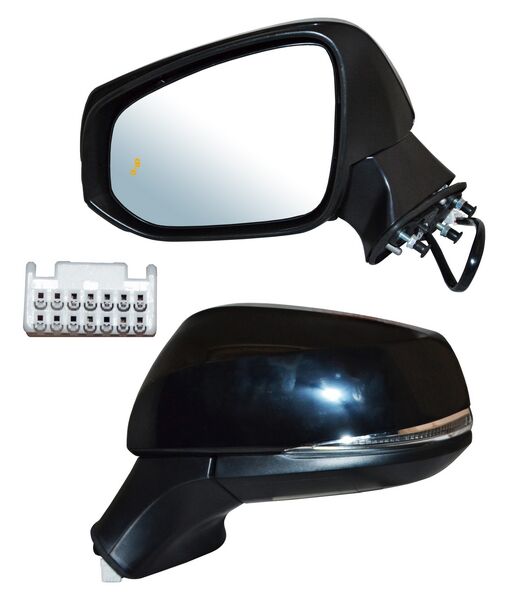 Espejo Corolla Cross 22 Electrico P/PInterior C/Desemp C/Direcc 8 Pines Izquierdo