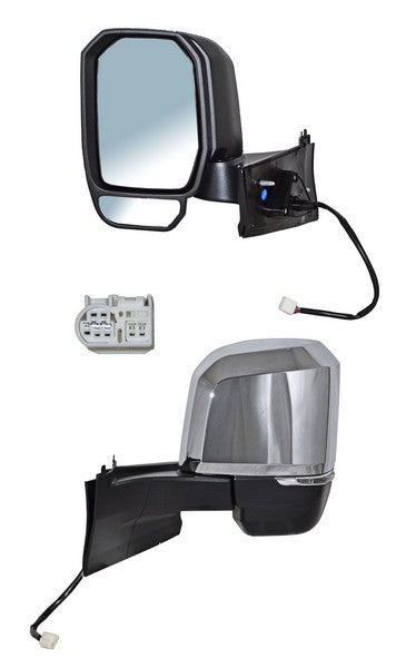 Espejo Toyota Hiace 2020-2023 Electrico Crom C/Direcc Autoabatible 7 Pines Izquierdo