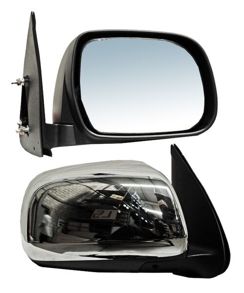 Espejo Hilux 2005-2011 Electrico Crom Liso 3 Pines Derecho