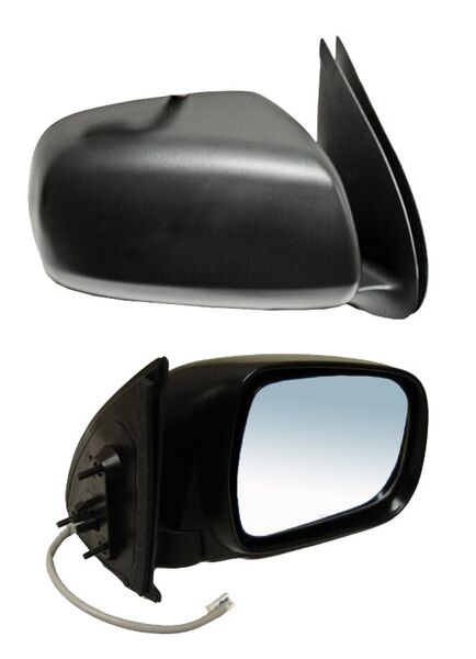 Espejo Hilux 2005-2011 Electrico Negro Liso 3 Pines Derecho