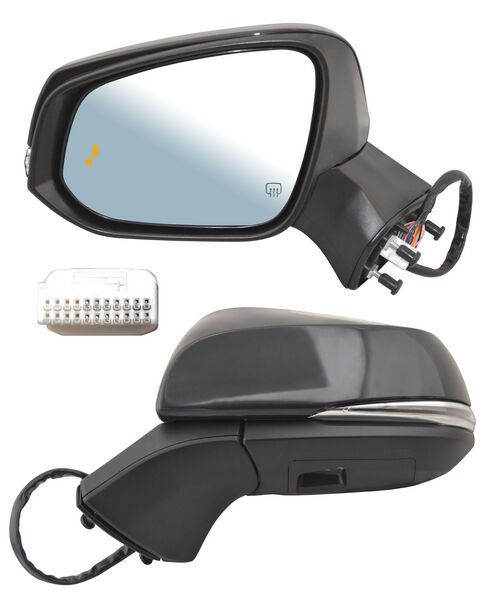 Espejo Sienna 2021-2022 Le Electrico P/PInterior C/Sensor Punto Ciego C/Desemp C/Dirrec /Luz Inf C/Mem Autoabatible 14 Pines Izquierdo