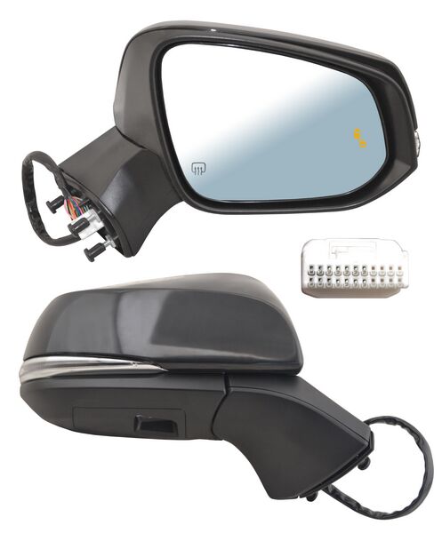 Espejo Sienna 2021-2022 Le Electrico P/PInterior C/Sensor Punto Ciego C/Desemp C/Dirrec /Luz Inf C/Mem Autoabatible 14 Pines derecho