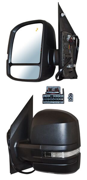 Espejo Crafter 2019-2022 Electrico C/Direcc C/Desemp C/Sensor Punto Ciego Izquierdo