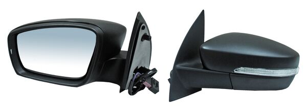 Espejo Gol 202013-202021 / Saveiro 2013-2020 Electrico C/Direcc Poroso 5 Pines Izquierdo 28509