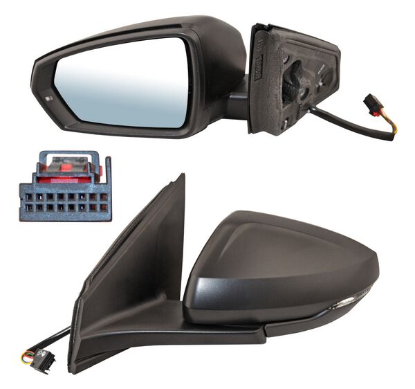 Espejo Virtus 2020-2022 Electrico Poroso C/Direcc C/Desemp 6 Pines Izquierdo