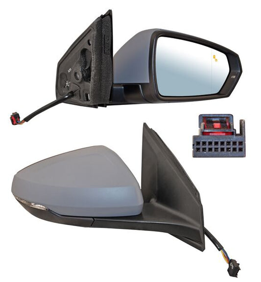 Espejo Virtus 2020-2022 Electrico P/PInterior C/Direcc C/Desemp C/Mem C/Sens Punto Ciego Autoabatible 10 Pines derecho