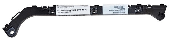 Guia Defensa Trasera Honda Civic 2019-2020 288 944 Derecho