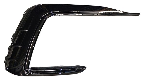 Moldura Defensa Delantera Tiguan 2022-2023 Negra S/Mold Crom Derecho