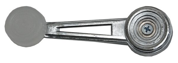 Manija Elev Cristal Ford Pickup 1973-1986 Metal Cromada/ Blanca