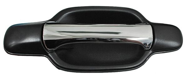 Manija Exterior Colorado/ Canyon 2004-2012 Negra/ Cromo S/Hoyo P/Llave Delantera Plastico 2220.76 Derecho