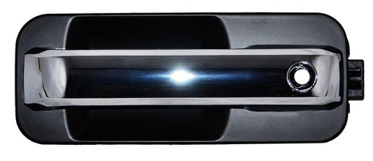 Manija Exterior Ford Pickup 2015-2020 Lobo Crom/ Negra C/Hoyo P/Llave Delantera Plastico Izquierdo