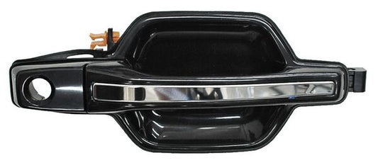 Manija Exterior Montero 2007-2015 Negra/ Cromo C/Hoyo P/Llave Delantera Plastico 336 Derecho