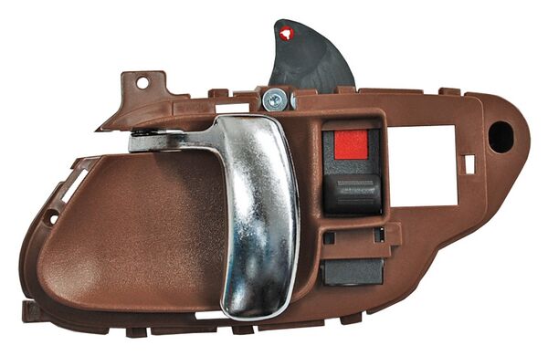 Manija Interior Chevrolet Pickup/ Sub/ Blazer/ Yukon/ Tahoe/ Escalade 1995-1998 Cafe/ Cromo Plastico ***** Izquierdo