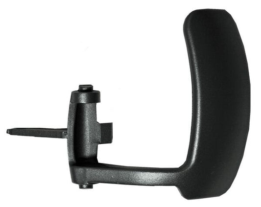 Manija Interior Chevrolet Pickup/ Sub/ Blazer/ Yukon/ Tahoe/ Escalade 1995-1998 S/Cuerpo Negra Metal 5 Izquierdo