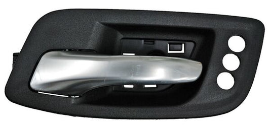 Manija Interior Chrysler 300 2012-2014 Negra/ Cromo C/Hoyos Delantera Plastico 335 Izquierdo