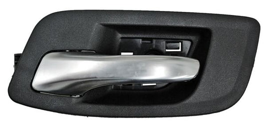 Manija Interior Chrysler 300 2012-2014 Negra/ Cromo Delantera Plastico 335 Izquierdo