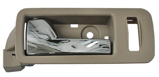 Manija Interior Mustang 2010-2014 Beige/ Cromo Delantera Plastico Izquierdo