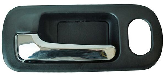 Manija Interior Honda Civic 2001-2005 Negra/ Cromo C/Hoyo P/Seguro Delantera Plastico Izquierdo