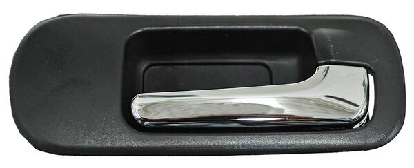 Manija Interior Honda Civic 2001-2005 Negra/ Cromo S/Hoyo P/Seguro Delantera Plastico Derecho