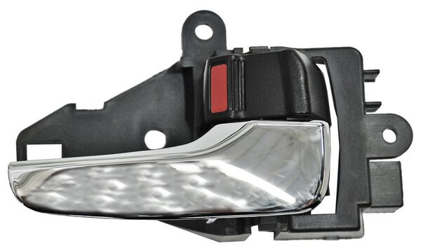 Manija Interior Lancer/ Mitsubishi Pickup L200 2008-2015/ Outlander 2007-2011 Negra/ Cromo Delantera/ Trasera Plastico 336 Derecho