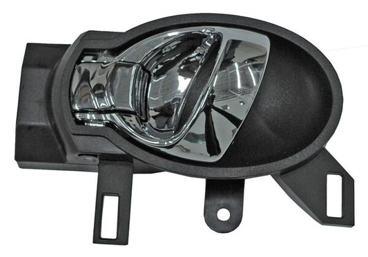 Manija Interior Versa 202012-202019/ V-Drive 2020-2023/ March 2012-2020/ Juke 2011-2014/ Note 2014-2019 Negra/ Cromo Delantera/ Trasera Plastico Derecho 28506 Odc100