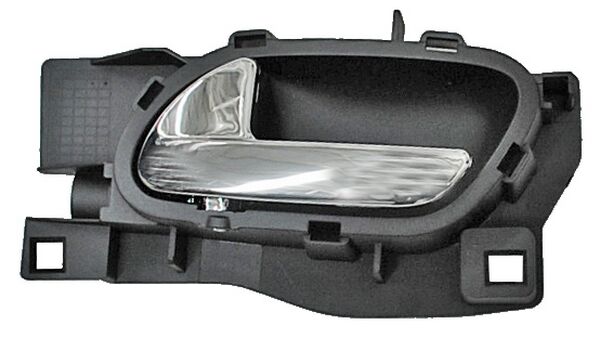 Manija Interior Peugeot 407 2006-2009 Negra/ Cromo Delantera/ Trasera Plastico ***** Izquierdo