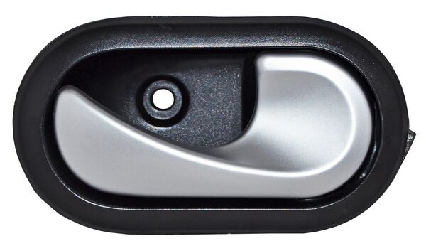 Manija Interior Duster 2013-2015 Negra/ Plata Delantera/ Trasera Plastico Derecho