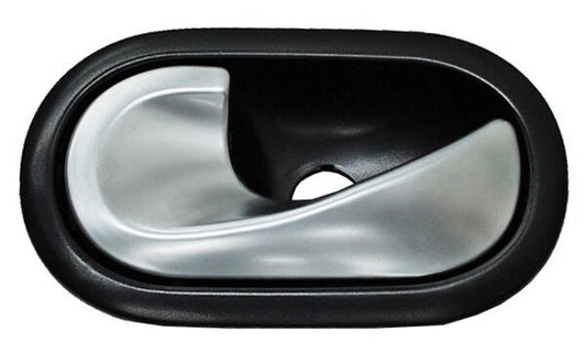 Manija Interior Euro Clio 2007-2009/ Sandero/ Stepway 2010-2014 Negra/ Cromo Delantera/ Trasera Plastico Izquierdo