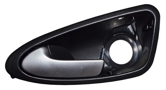 Manija Interior Ibiza 2009-2017 Negra/ Plata Delantera C/Hoyo P/Control Espejo Dmv Izquierdo