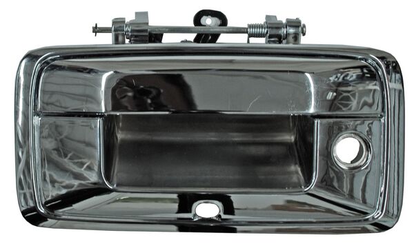 Manija Tapa Caja Chevrolet Pickup/ GMC Pu 2014-2015 Plastico Crom C/Hoyo P/Llave P/Camara 336