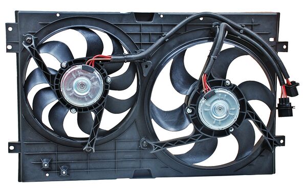 Motoventilador Jetta/ Golf/ Gti 1999-2008 L4/ V6/ 1.8L/ 1.9L/ 2.0L Doble Completo Cn 744 892