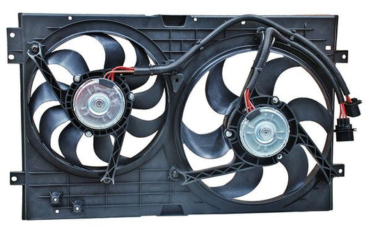 Motoventilador Jetta/ Golf/ Gti 1999-2008 L4/ V6/ 1.8L/ 1.9L/ 2.0L Doble Completo Cn 744 892