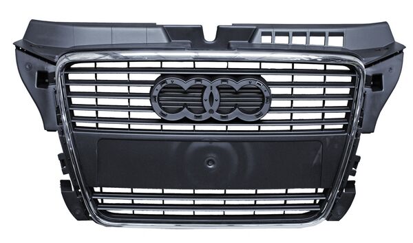 Parrilla Audi A3 2009-2013 Filo Cromado S/Hoyo P/Sens