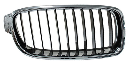 Parrilla BMW Serie 3 2012-2014 4P Cromada Derecha