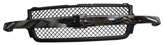 Parrilla Chevrolet 3500 Hd 1999-2003 C/Mold Cromada