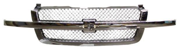 Parrilla Chevrolet Pickup 2003-2005 Toda Cromada 922