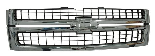 Parrilla Chevrolet Pickup 2007-2010 2500/ 3500 Cromada