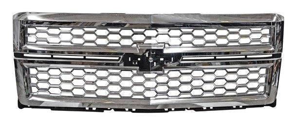 Parrilla Chevrolet Pickup 2014-2015 1500 Toda Cromada