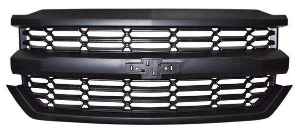 Parrilla Chevrolet Pickup 2016-2018 Silverado Negra Rombo G15