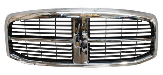 Parrilla Dodge Pickup Ram 2006-2008 Cromada/ Negro