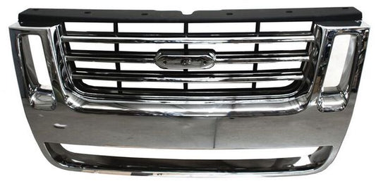 Parrilla Explorer 2006-2009 Eddie Bauer Negra C/Cromo Pat Usa