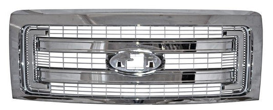 Parrilla Ford Pickup 2013-2014 Xlt Crom Plata Mtp Q10