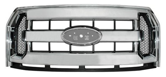 Parrilla Ford Pickup 2015-2016 F150/250 Cromada 3 Lineas
