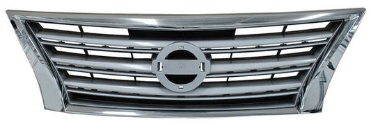 Parrilla Nissan Sentra 2013-2016 Plata Filo Cromado 288
